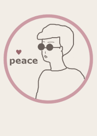 PEACE BOY 04/purple beige