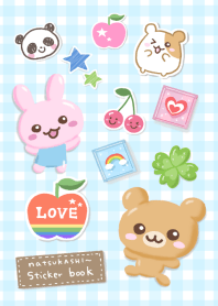 Retro sticker book(blue)