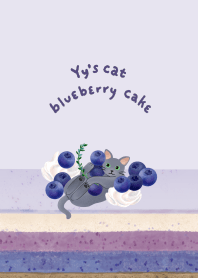 Yy's cat blueberry cake and cat