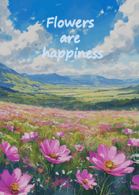 Flowers are happiness theme1(JP)