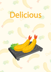 私は揚げたエビロールを食べるのが大好き
