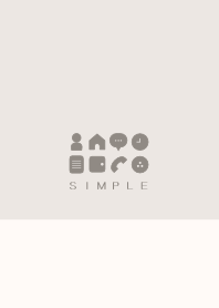 シンプル(beige ivory)V.330