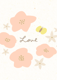 Flower and butterfly ring2 from Japan