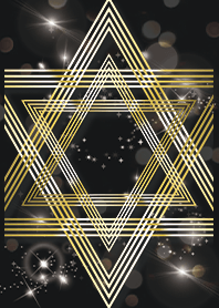 Black : Hexagram that brings good luck