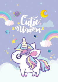 Unicorn Baby Galaxy Violet