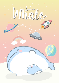 วาฬกับกาแล็กซี่สีพาสเทล2