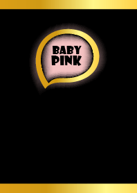 Baby Pink in Gold Black