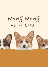 Woof Woof -Welsh Corgi 01- AUTUMN COLORS