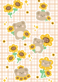 Baby bear sunflower