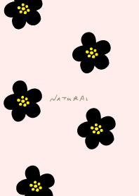 Floral pattern black10 from Japan