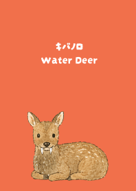 Water Deer02 red & yellow JP