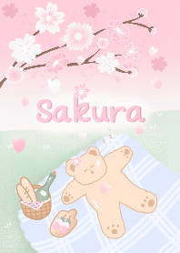 Sweet Sakura Bear