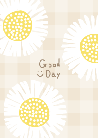 Chamomile Check Pattern25 from Japan