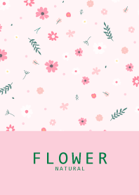 FLOWER PINK NATURAL 12