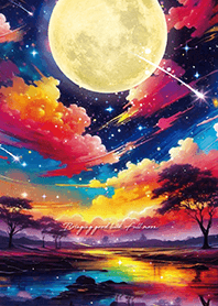 你的运气将会快速提升✨满月和流星 3