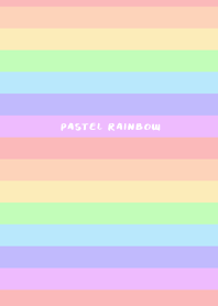 Pastel rainbow theme