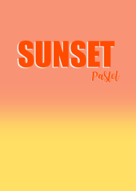 Sunset pastel theme