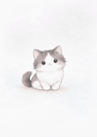 甜甜小灰貓