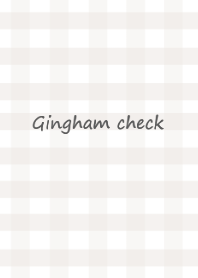 Gingham check /gray