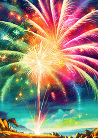 Beautiful Fireworks Theme#3018