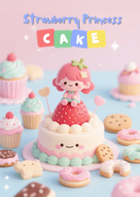 Strawberry Princess Cake