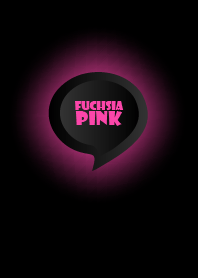 Fuschia Pink Button In Black V.4
