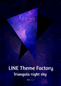 Triangle night-sky