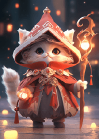Little cat red mage