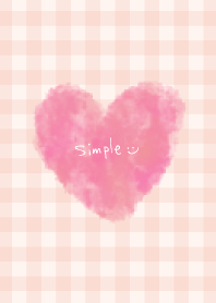 チェック　ひとつのハート23