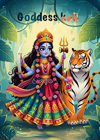 Goddess Kali protects from danger >