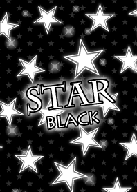 シンプルな星柄の着せかえ-黒-