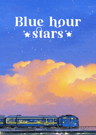 Blue hour stars