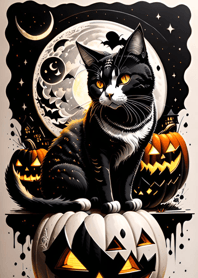 halloween cat 8F00DB