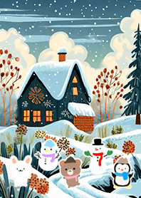 Kawaii scandinavian style(Winter-967)