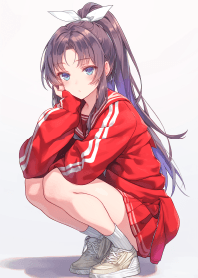 สาวสปอร์ตที่สุขภาพดีและมีแดดจัด 2