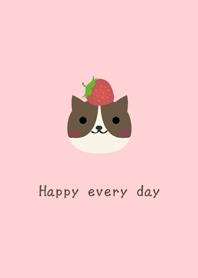 Cat-strawberry