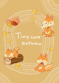 Tiny cute autumn