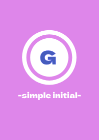 simple initial-G- THEME 53