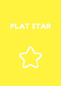 FLAT STAR - Lemon Yellow