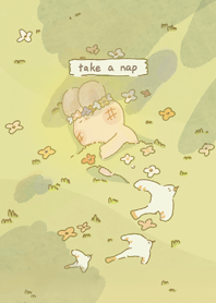 井號兔兔-悠閒午睡