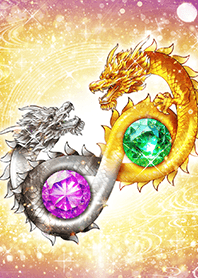 Resonant twin dragons increase luck.