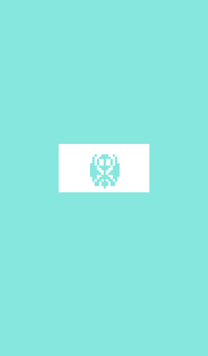 sqare skull(blue1)