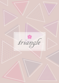 Triangle Flower'Brown'