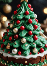 Christmas tree cake-I LOVE CAKE