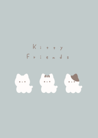 Kitty Friends (NL)/mint gray LB