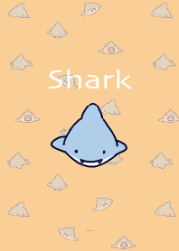 Orange : Mini Simple shark