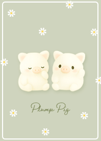 green Simple plump pig 04_1