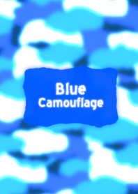 Pop blue camouflage