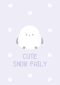 Cute Long-tailed Tit pattern[purple]