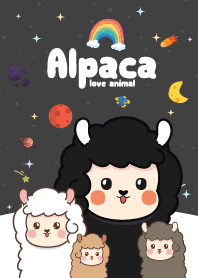 Alpaca Cutie Galaxy Black